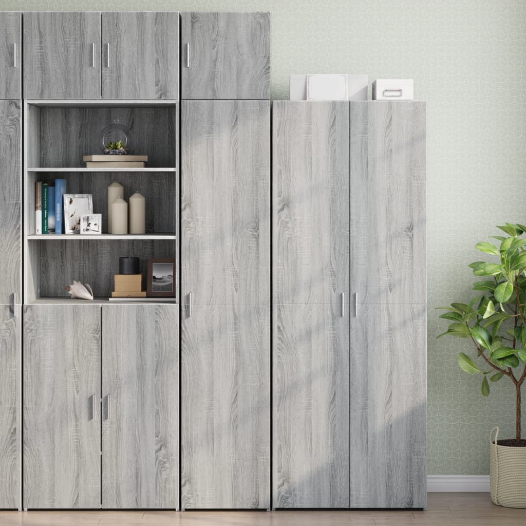 vidaXL Armario de pared madera de ingeniería gris Sonoma 40x42,5x40 cm