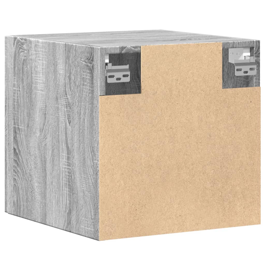 vidaXL Armario de pared madera de ingeniería gris Sonoma 40x42,5x40 cm