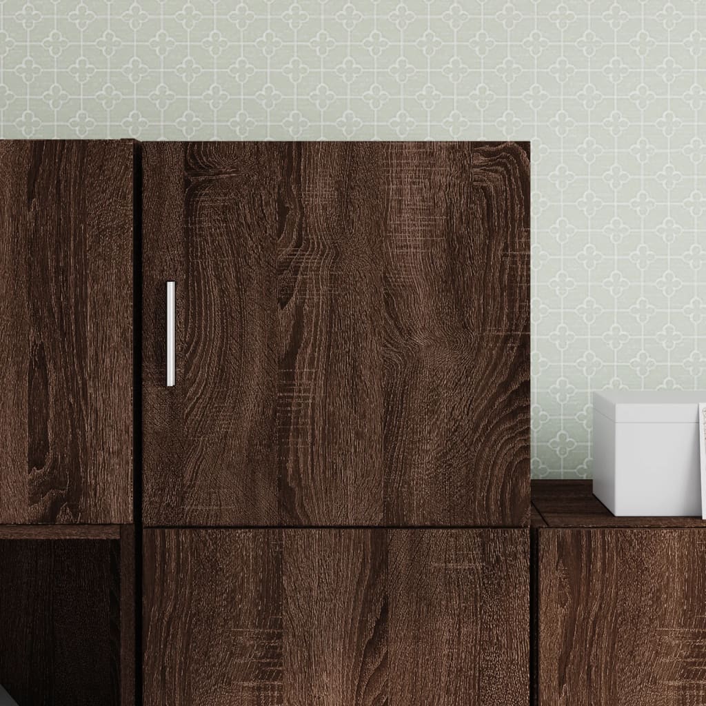 vidaXL Armario de pared madera ingeniería marrón roble 40x42,5x40 cm