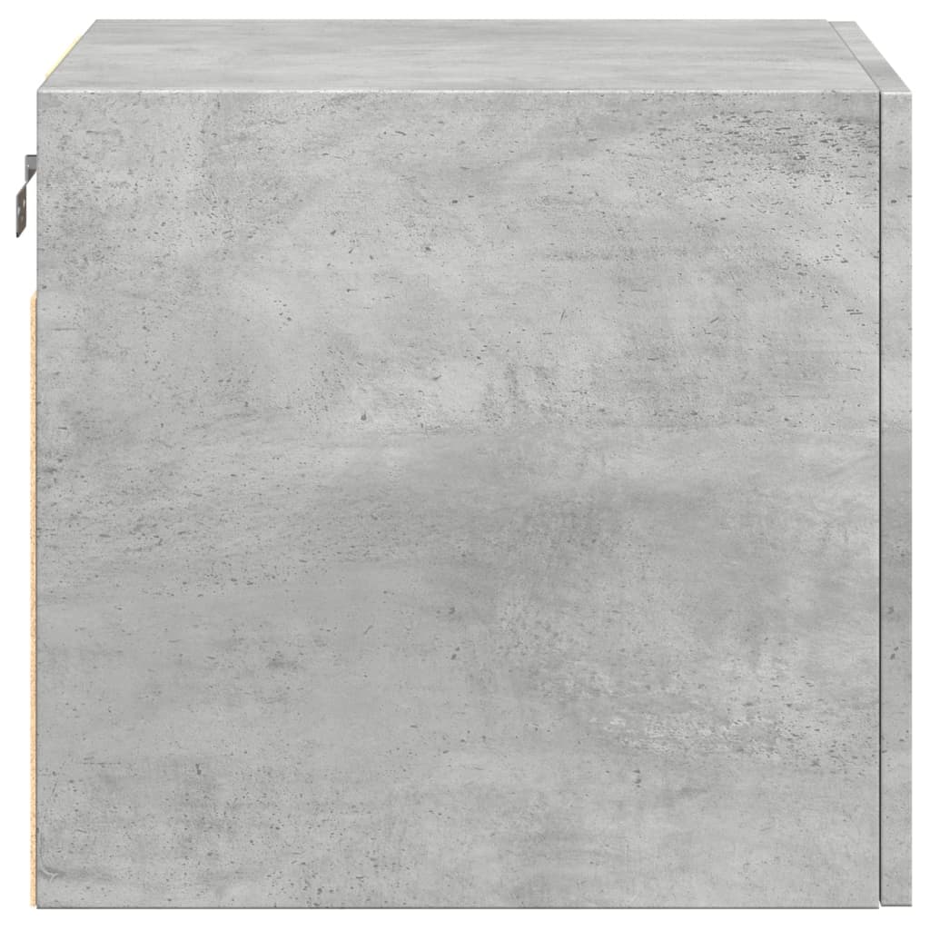 vidaXL Armario de pared madera ingeniería gris hormigón 45x42,5x40 cm