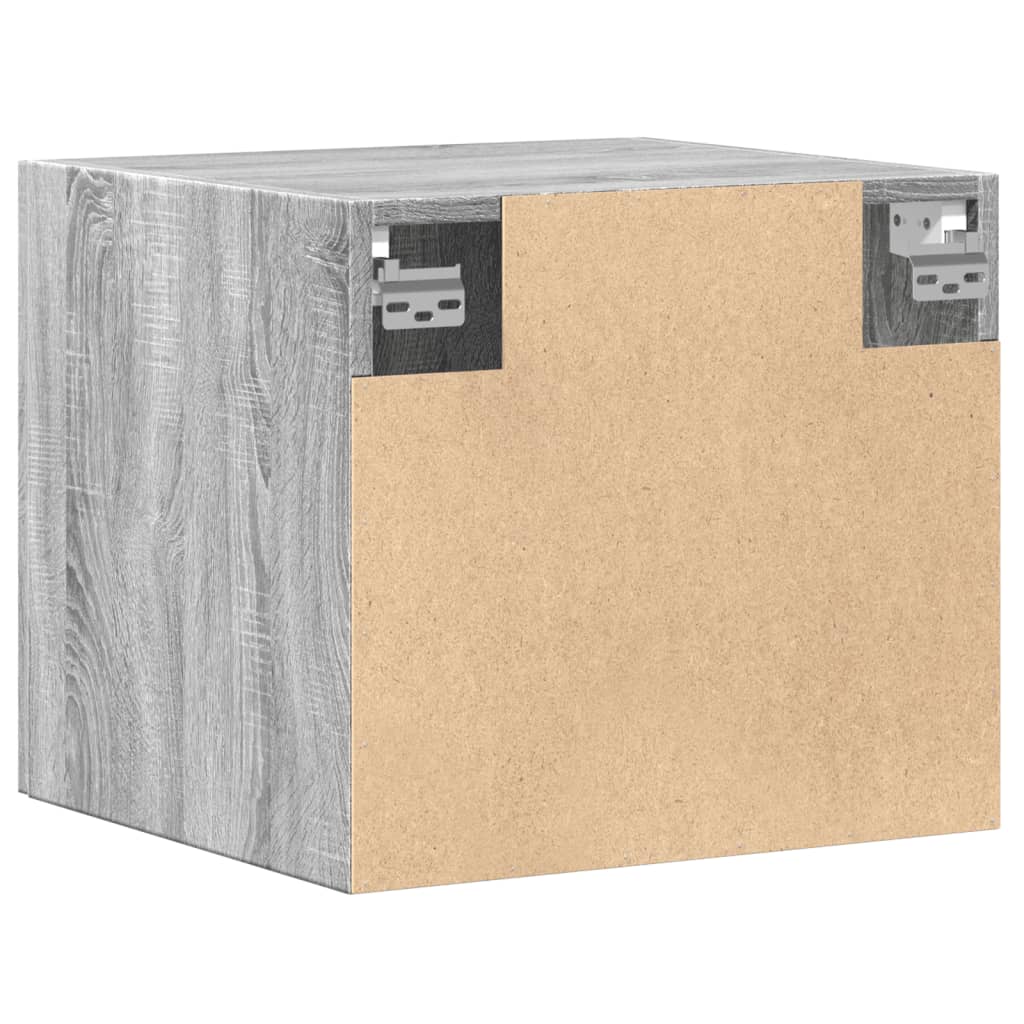 vidaXL Armario de pared madera de ingeniería gris Sonoma 45x42,5x40 cm