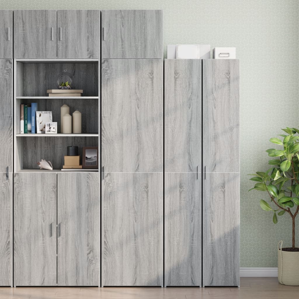 vidaXL Armario de pared madera de ingeniería gris Sonoma 50x42,5x40 cm