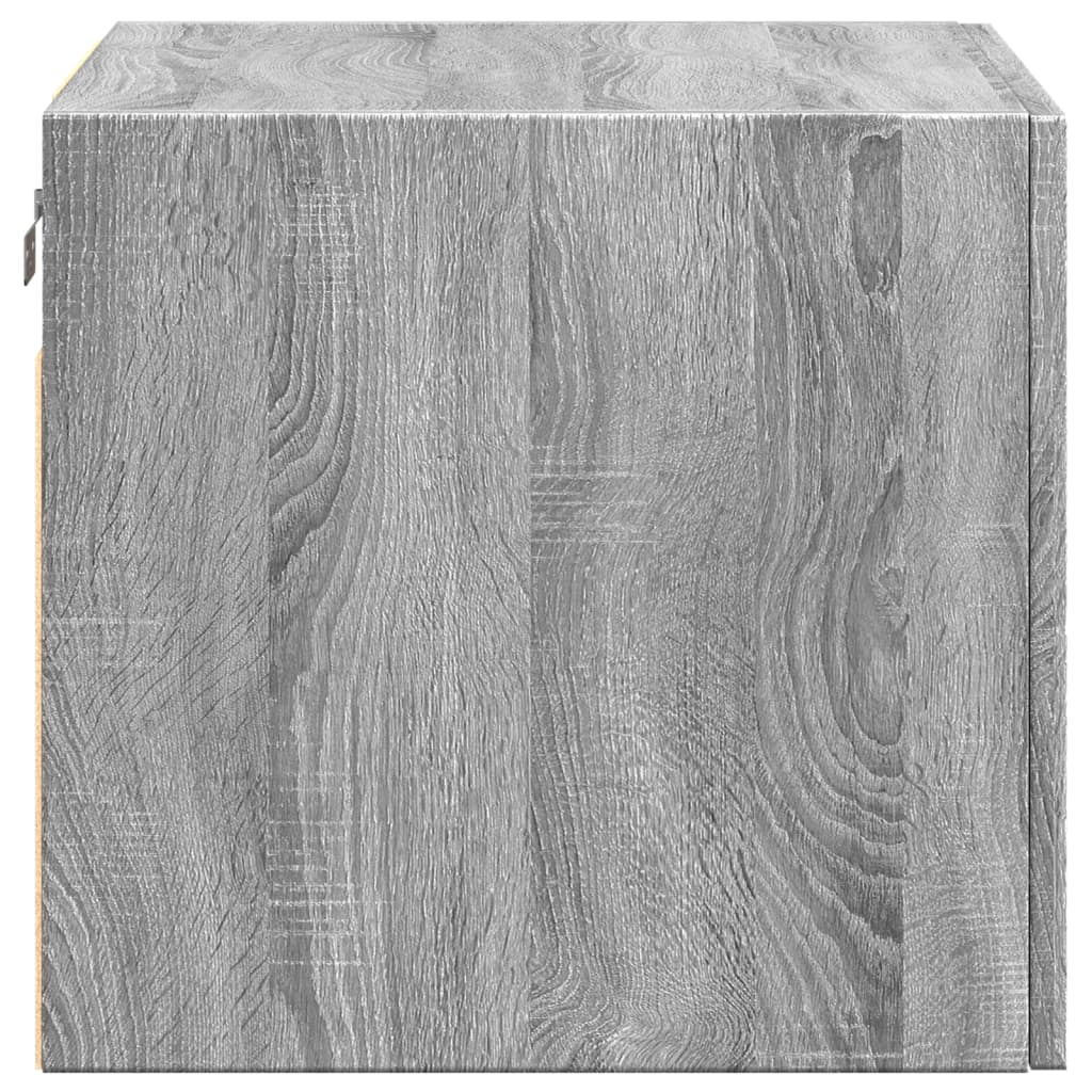 vidaXL Armario de pared madera de ingeniería gris Sonoma 50x42,5x40 cm