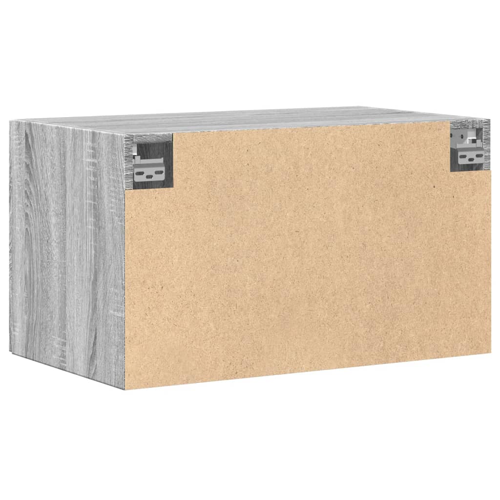 vidaXL Armario de pared madera de ingeniería gris Sonoma 70x42,5x40 cm