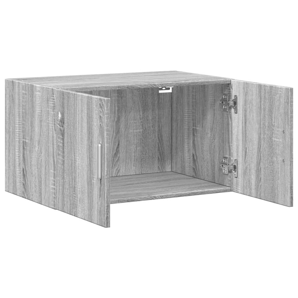 vidaXL Armario de pared madera de ingeniería gris Sonoma 70x42,5x40 cm