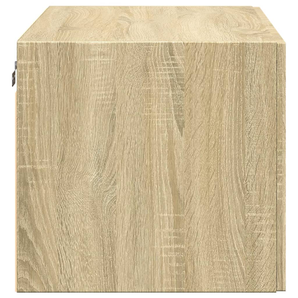 vidaXL Armario de pared madera ingeniería roble Sonoma 80x42,5x40 cm