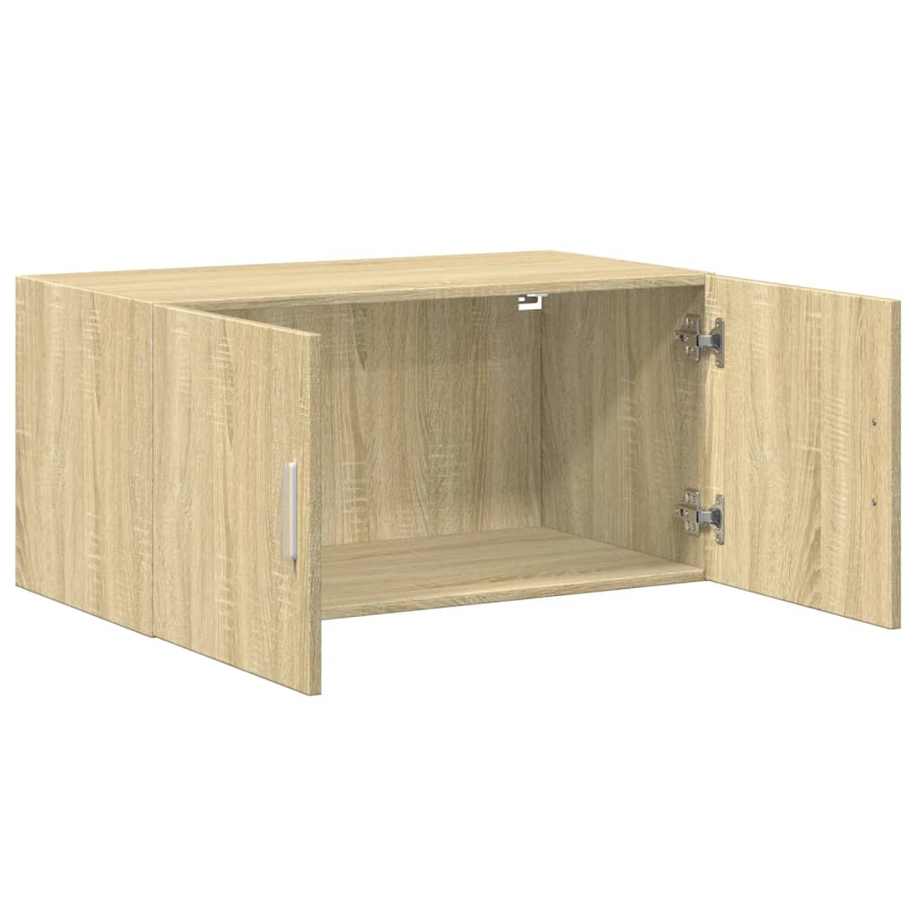 vidaXL Armario de pared madera ingeniería roble Sonoma 80x42,5x40 cm