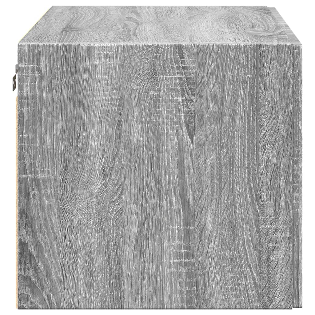 vidaXL Armario de pared madera de ingeniería gris Sonoma 80x42,5x40 cm