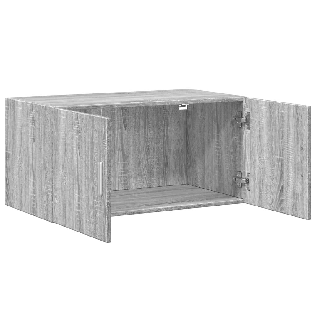 vidaXL Armario de pared madera de ingeniería gris Sonoma 80x42,5x40 cm