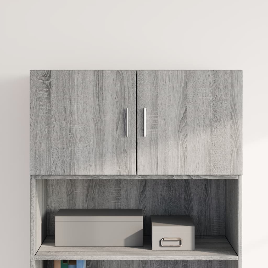 vidaXL Armario de pared madera de ingeniería gris Sonoma 80x42,5x40 cm