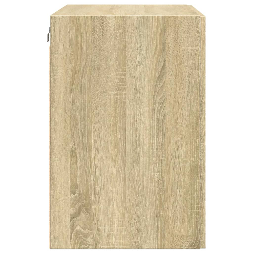 vidaXL Armario de pared madera ingeniería roble Sonoma 80x42,5x64 cm