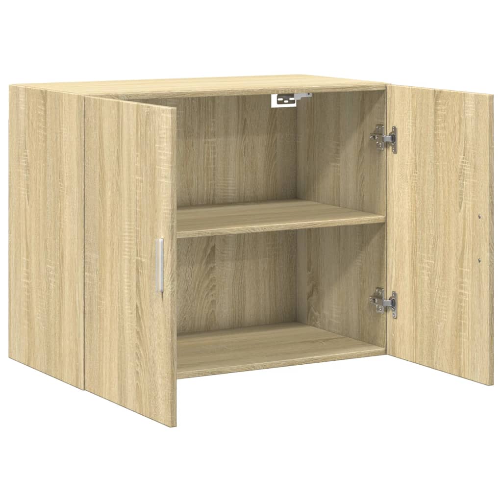 vidaXL Armario de pared madera ingeniería roble Sonoma 80x42,5x64 cm