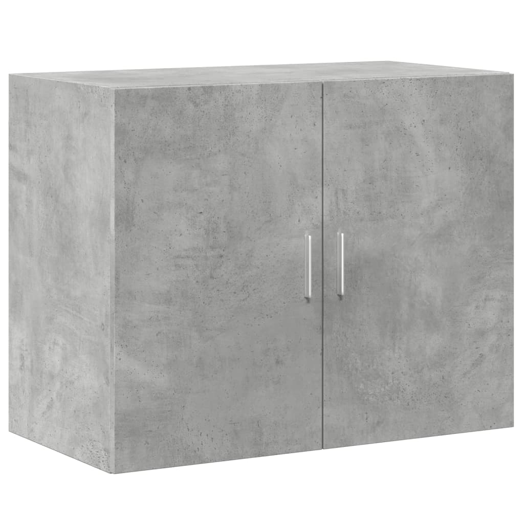 vidaXL Armario de pared madera ingeniería gris hormigón 80x42,5x64 cm