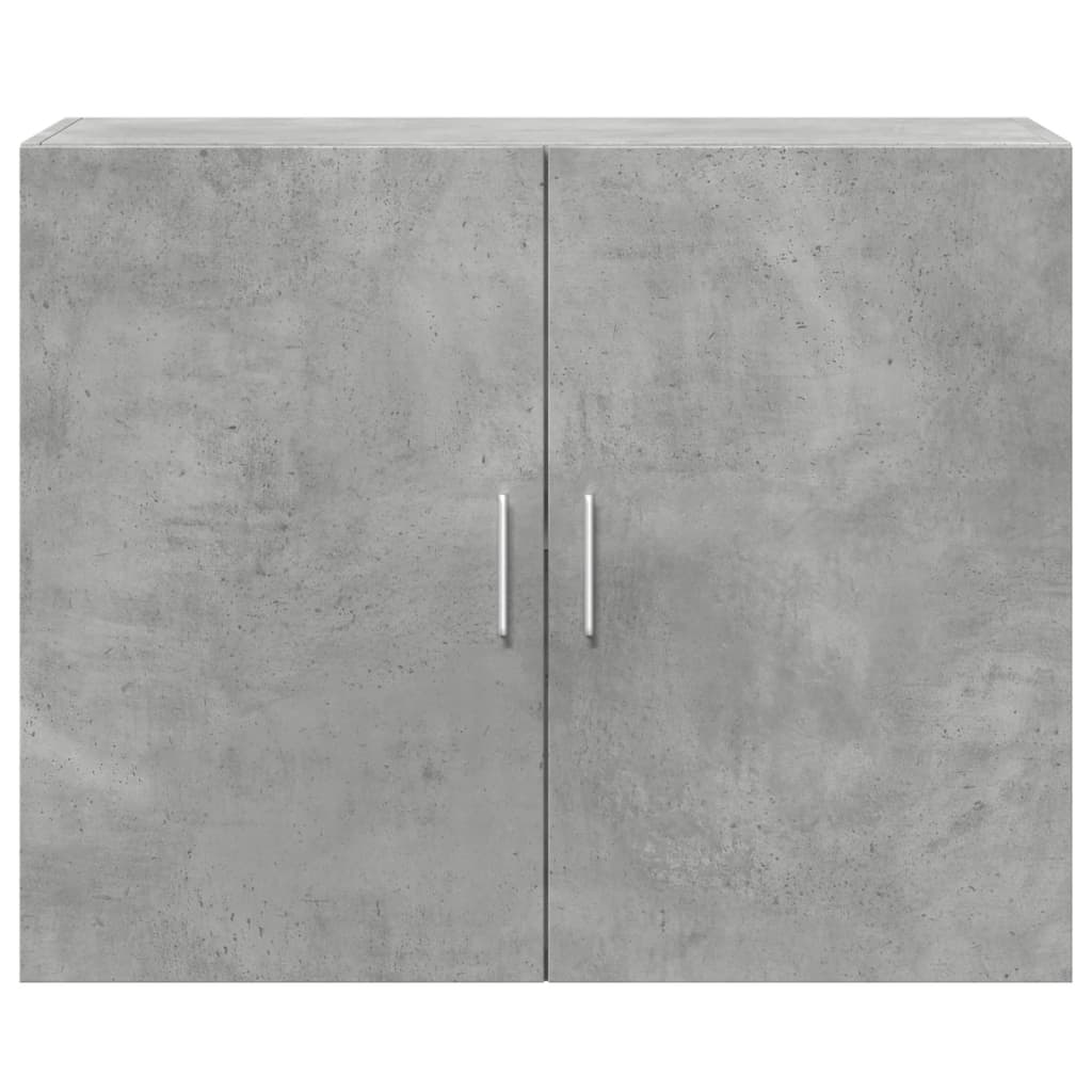 vidaXL Armario de pared madera ingeniería gris hormigón 80x42,5x64 cm