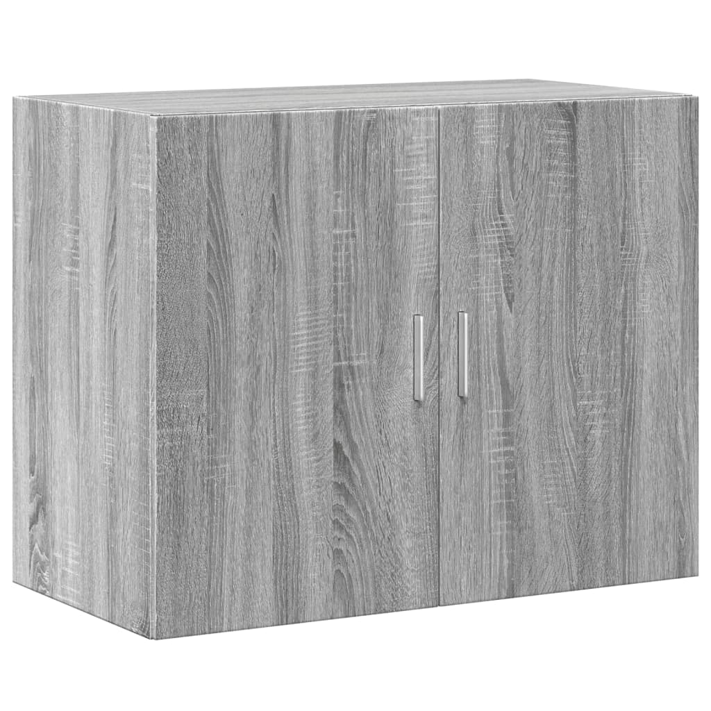 vidaXL Armario de pared madera de ingeniería gris Sonoma 80x42,5x64 cm