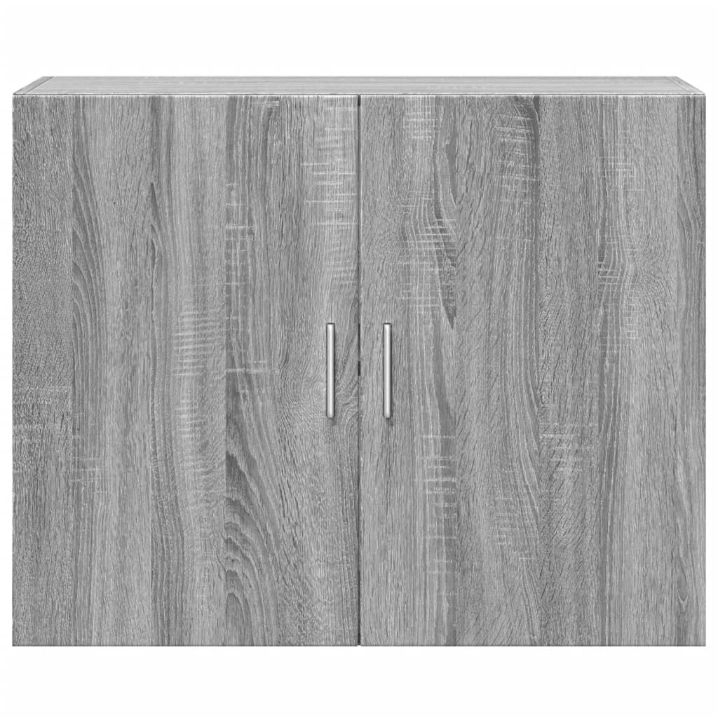 vidaXL Armario de pared madera de ingeniería gris Sonoma 80x42,5x64 cm