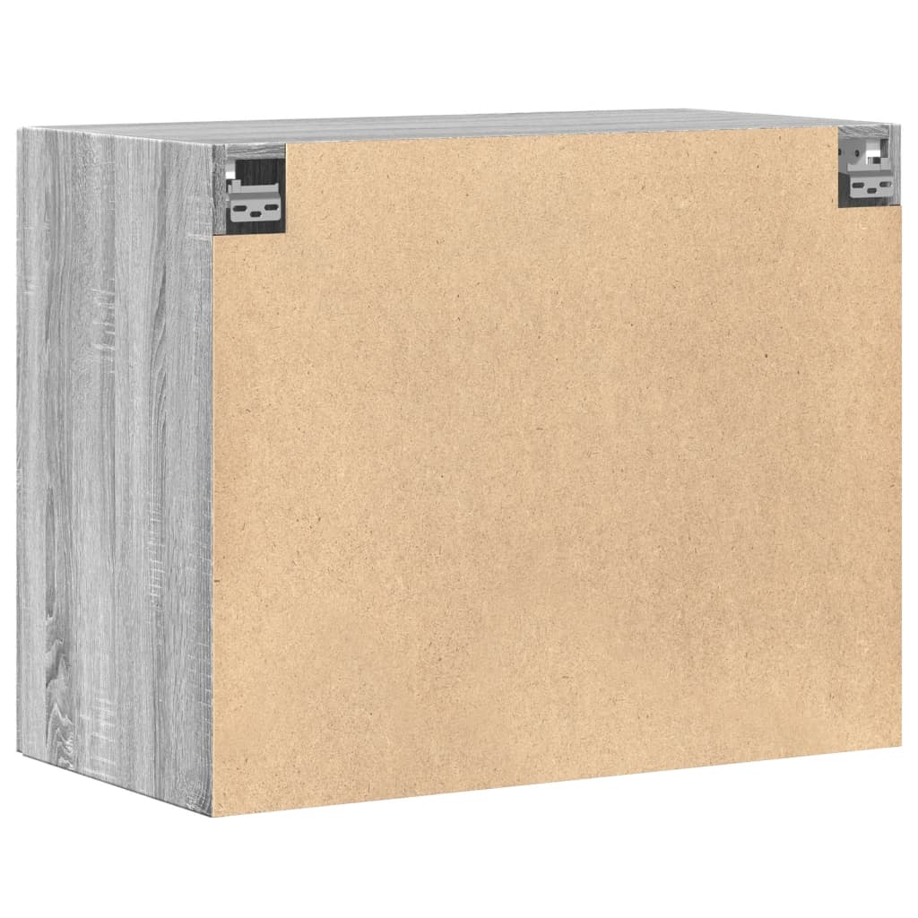 vidaXL Armario de pared madera de ingeniería gris Sonoma 80x42,5x64 cm