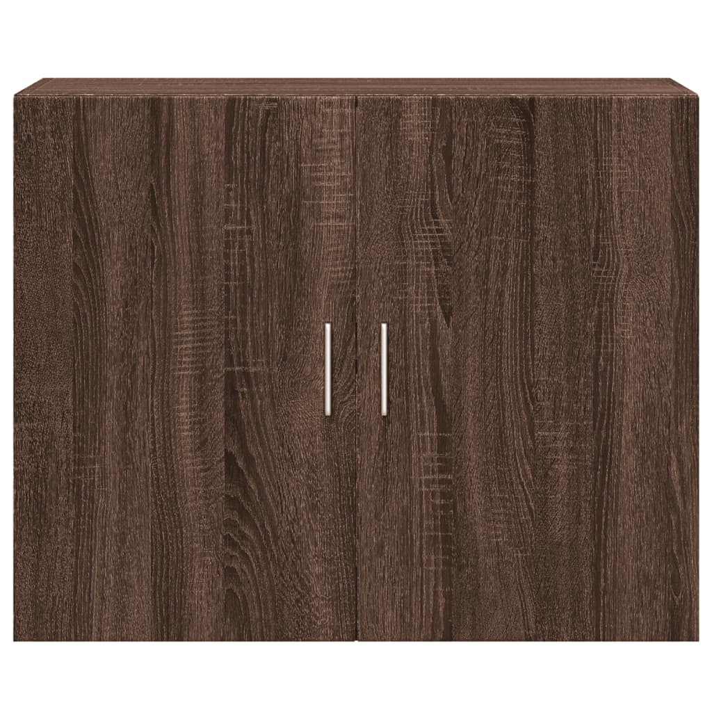 vidaXL Armario de pared madera ingeniería marrón roble 80x42,5x64 cm