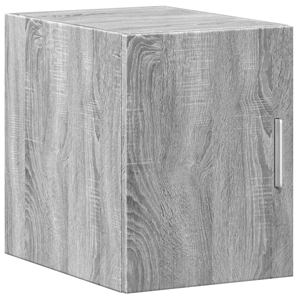 vidaXL Armario estrecho madera ingeniería gris Sonoma 30x42,5x225 cm