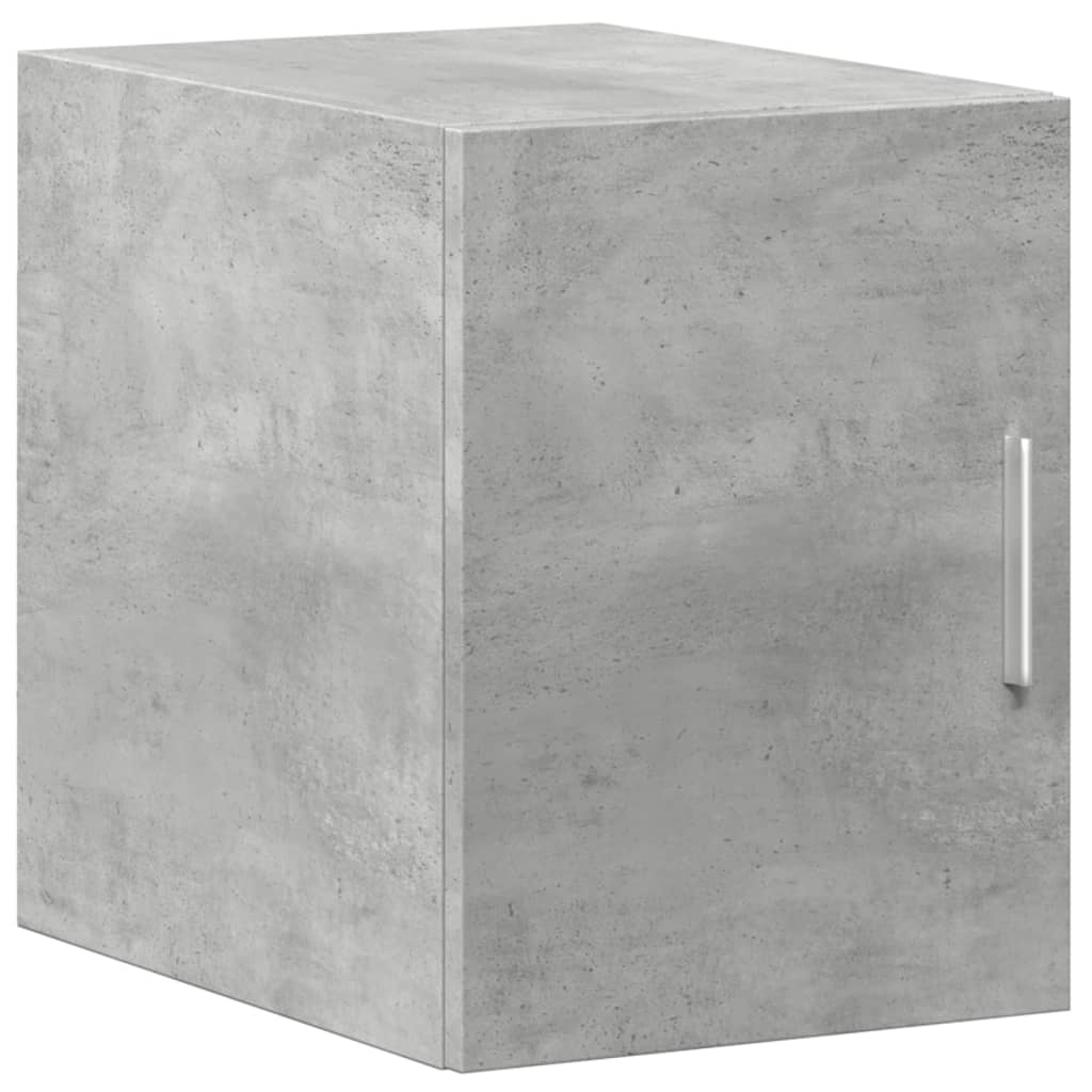 vidaXL Armario estrecho madera ingeniería gris hormigón 30x42,5x225 cm