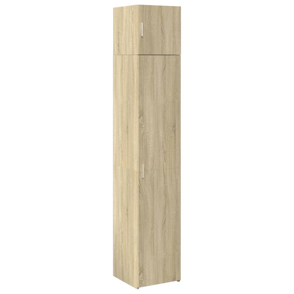 vidaXL Armario estrecho madera ingeniería roble Sonoma 40x42,5x225 cm