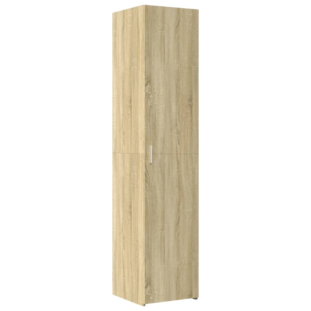 vidaXL Armario estrecho madera ingeniería roble Sonoma 40x42,5x225 cm