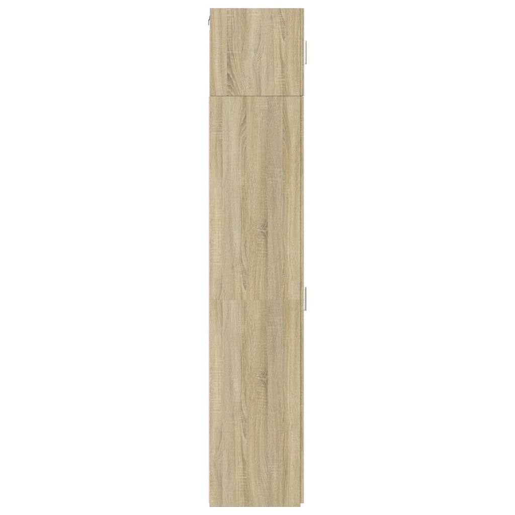 vidaXL Armario estrecho madera ingeniería roble Sonoma 40x42,5x225 cm