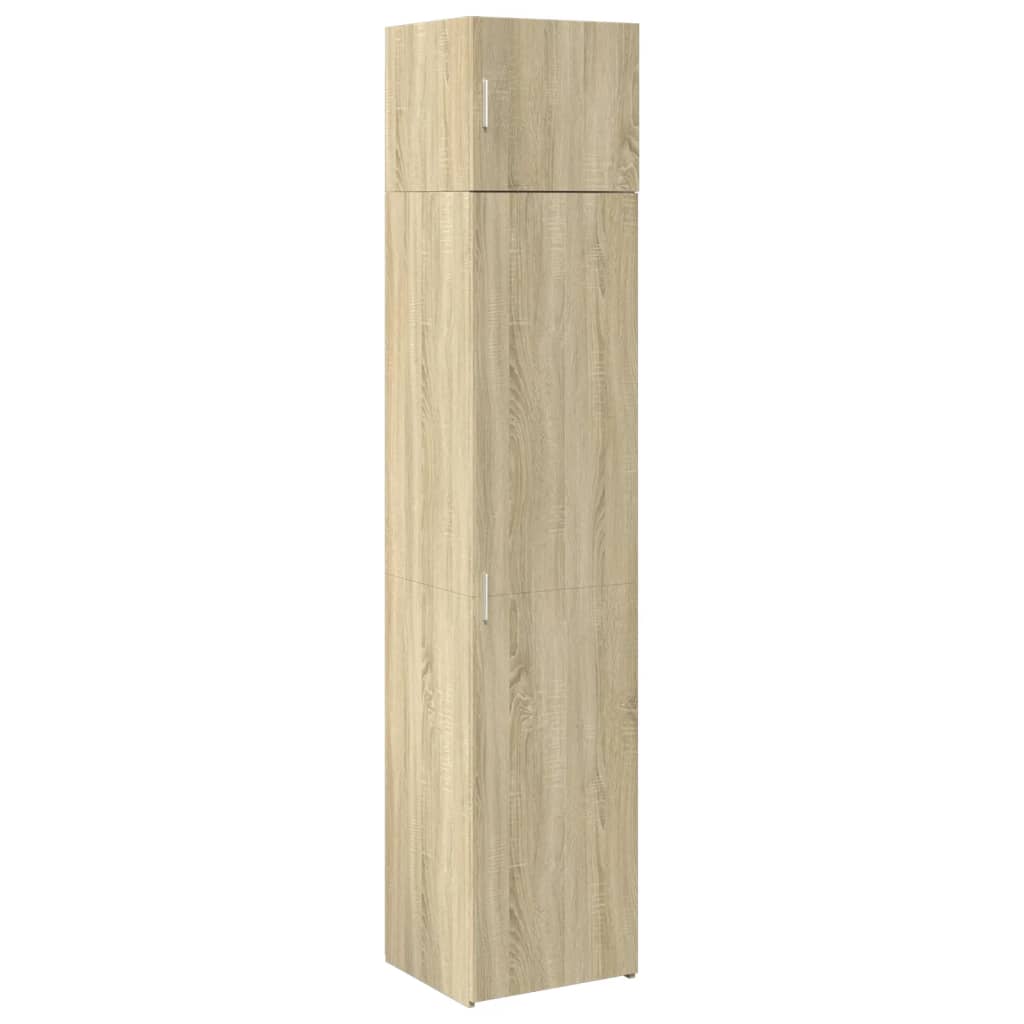 vidaXL Armario estrecho madera ingeniería roble Sonoma 45x42,5x225 cm