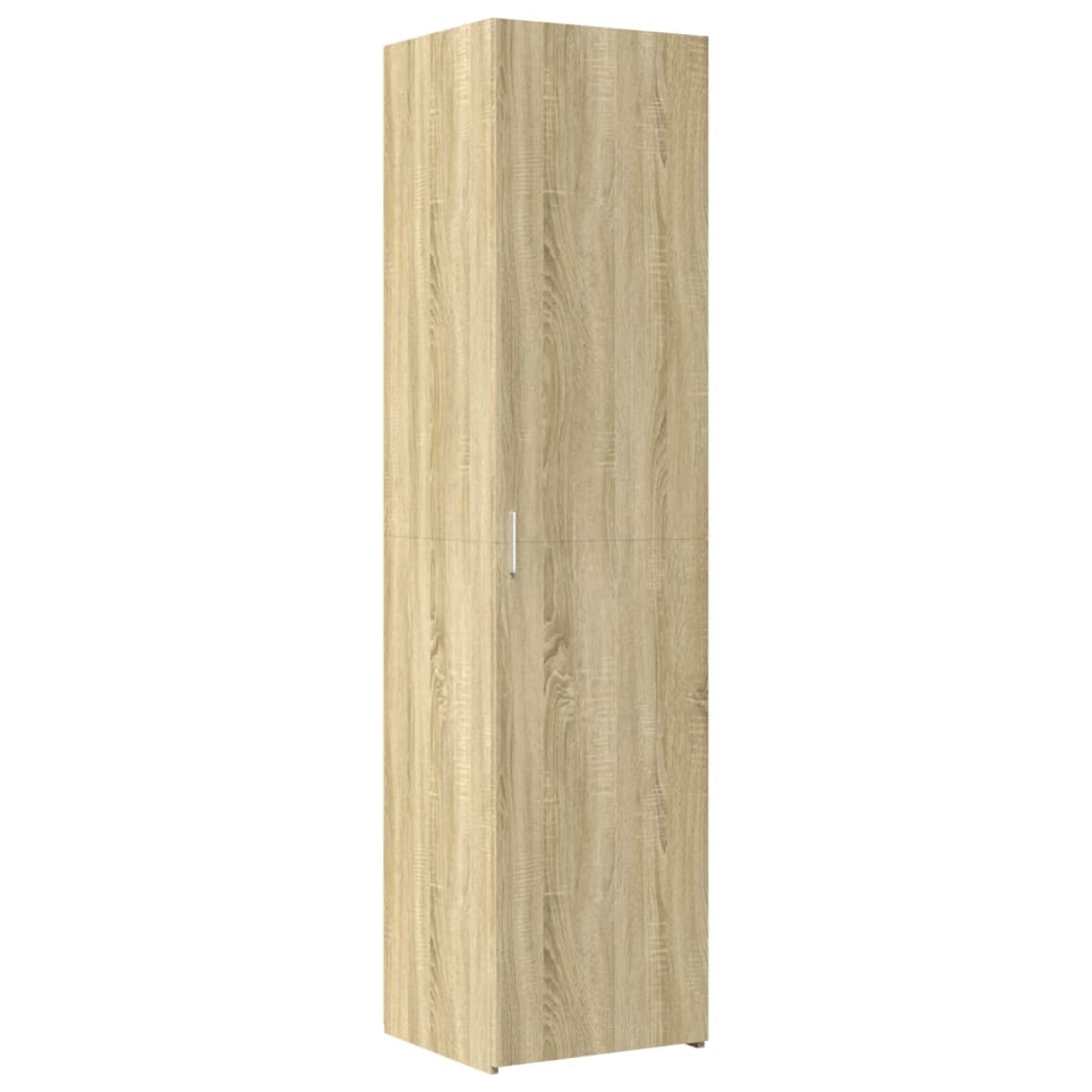 vidaXL Armario estrecho madera ingeniería roble Sonoma 45x42,5x225 cm