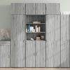 vidaXL Armario de madera ingeniería gris Sonoma 70x42,5x225 cm