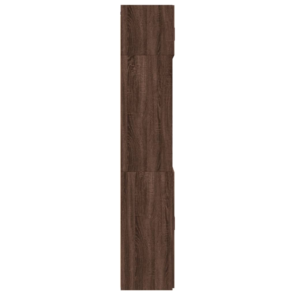 vidaXL Armario de madera ingeniería marrón roble 70x42,5x225 cm