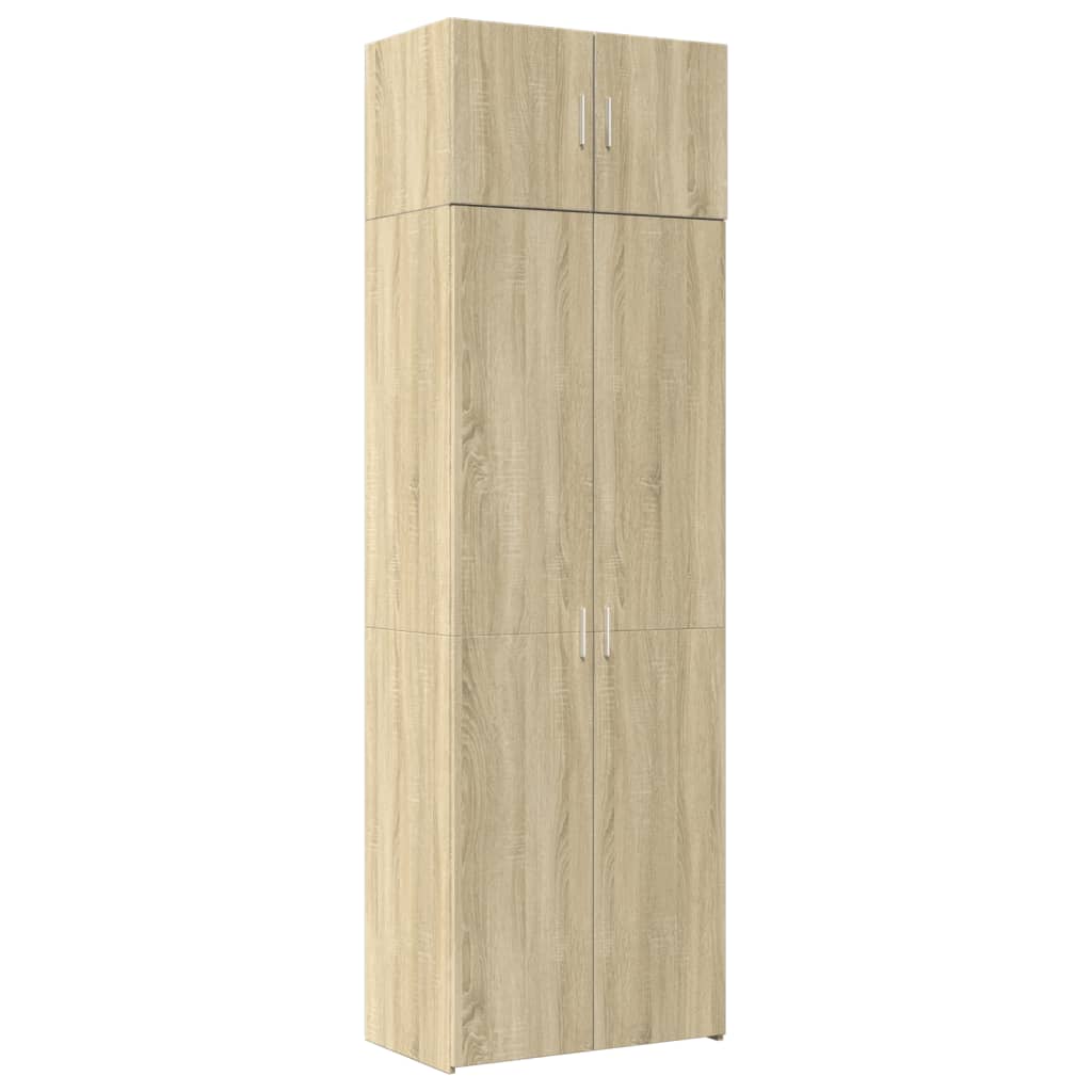 vidaXL Armario de madera de ingeniería roble Sonoma 70x42,5x225 cm