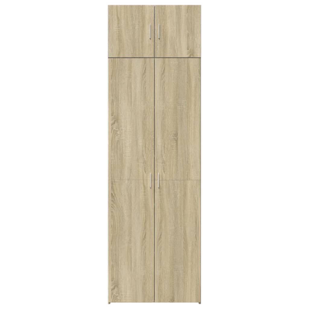 vidaXL Armario de madera de ingeniería roble Sonoma 70x42,5x225 cm