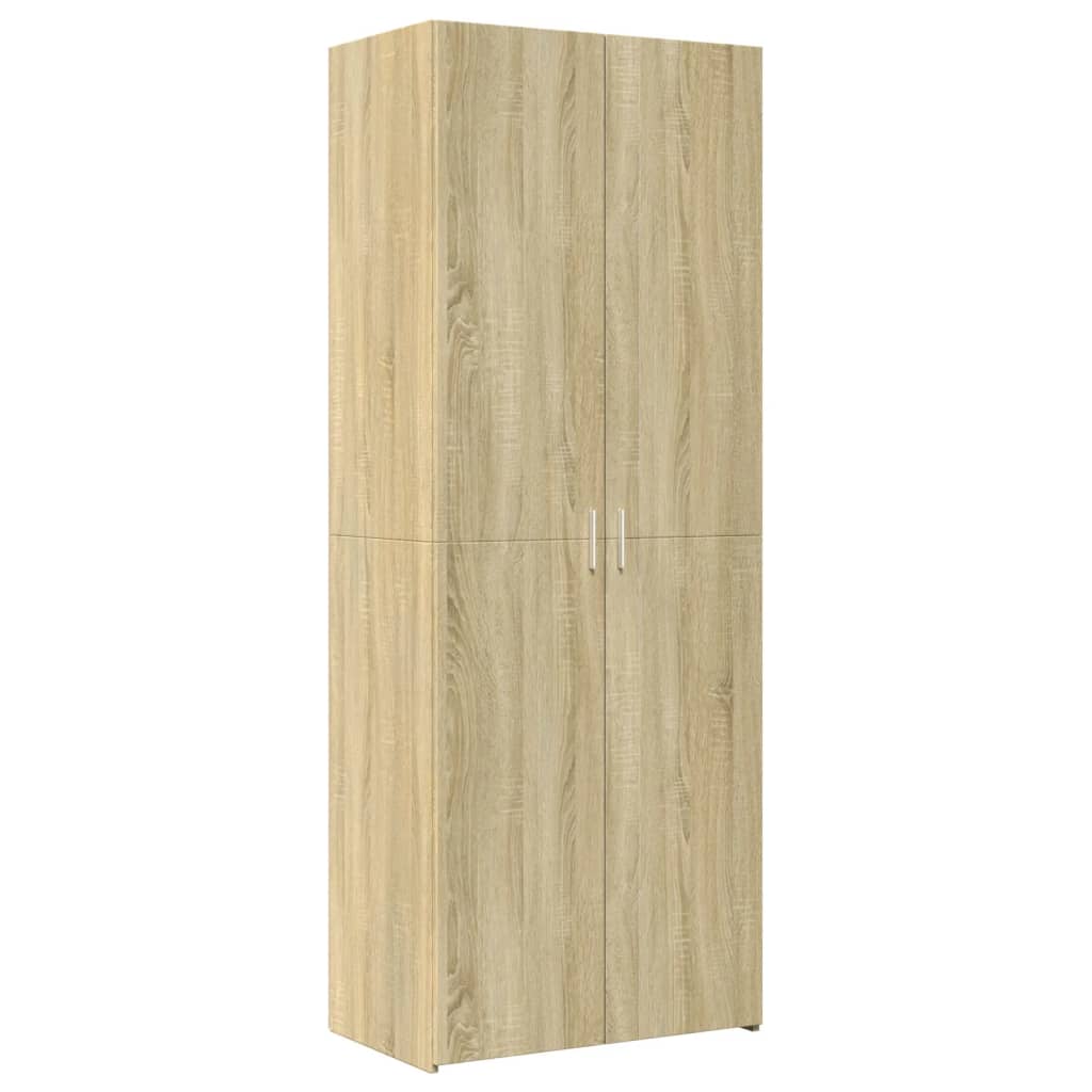 vidaXL Armario de madera de ingeniería roble Sonoma 70x42,5x225 cm