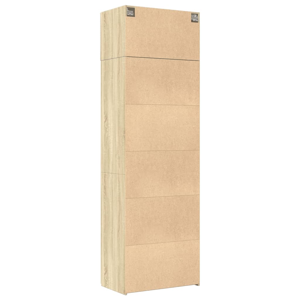 vidaXL Armario de madera de ingeniería roble Sonoma 70x42,5x225 cm