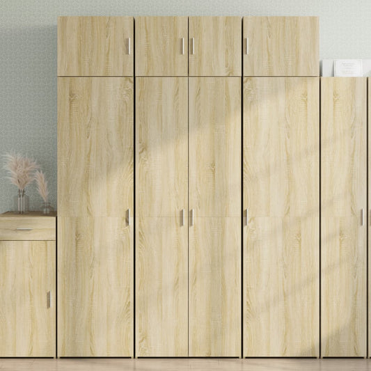 vidaXL Armario de madera de ingeniería roble Sonoma 70x42,5x225 cm