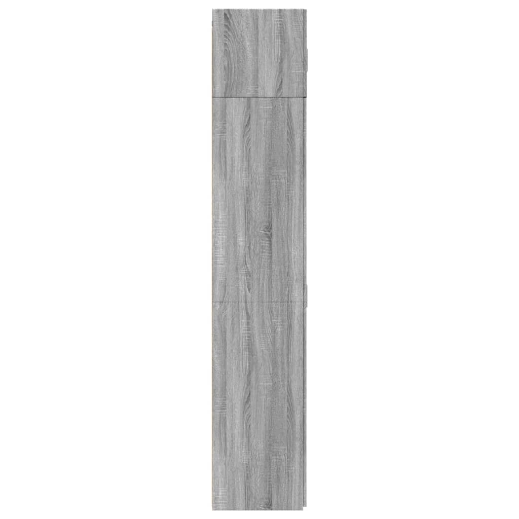 vidaXL Armario de madera ingeniería gris Sonoma 70x42,5x225 cm