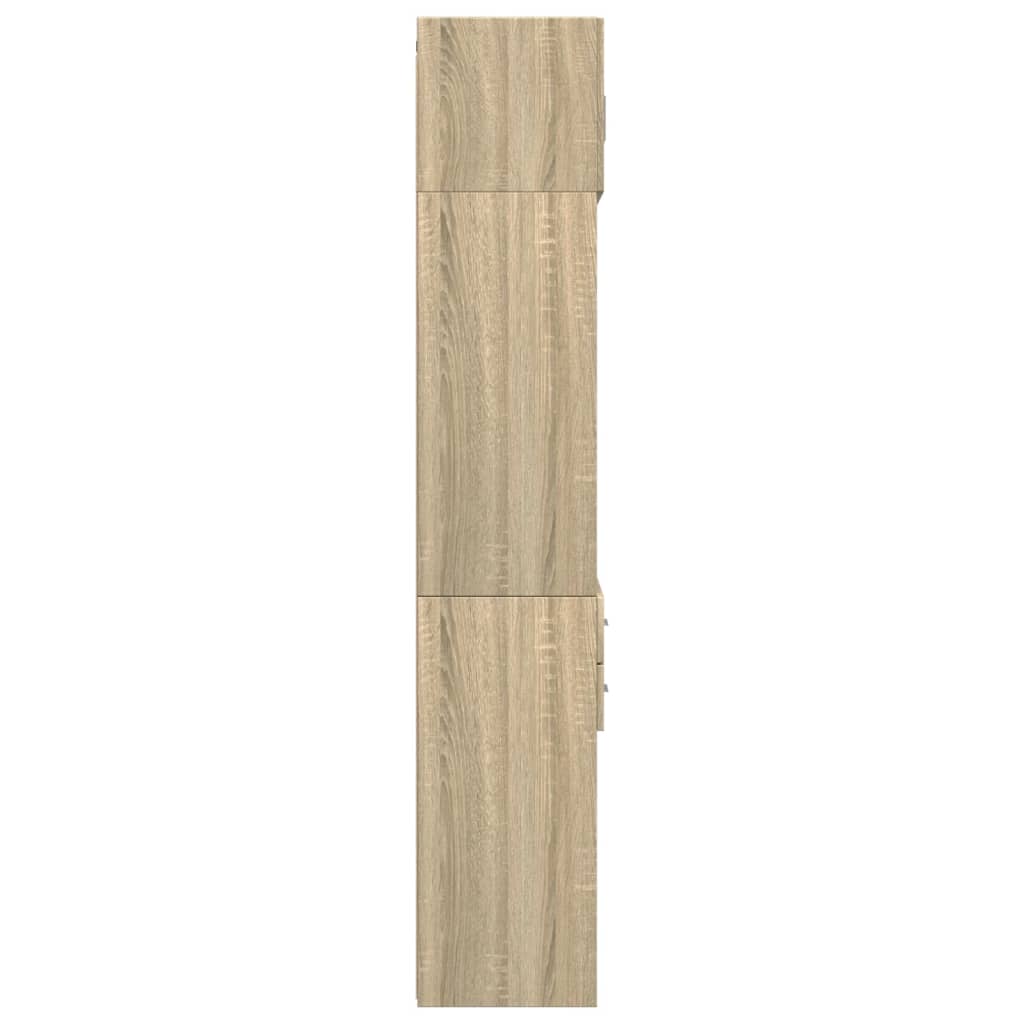 vidaXL Armario de madera de ingeniería roble Sonoma 70x42,5x225 cm