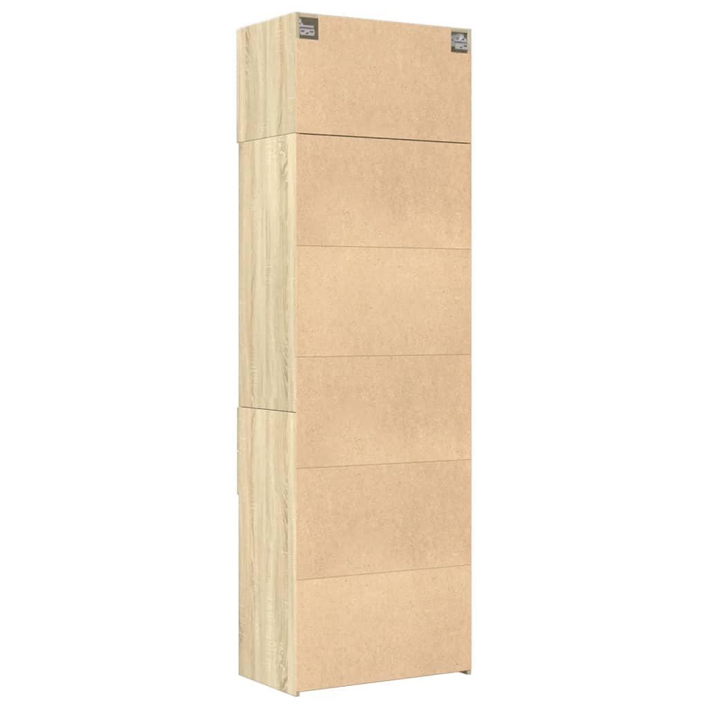 vidaXL Armario de madera de ingeniería roble Sonoma 70x42,5x225 cm