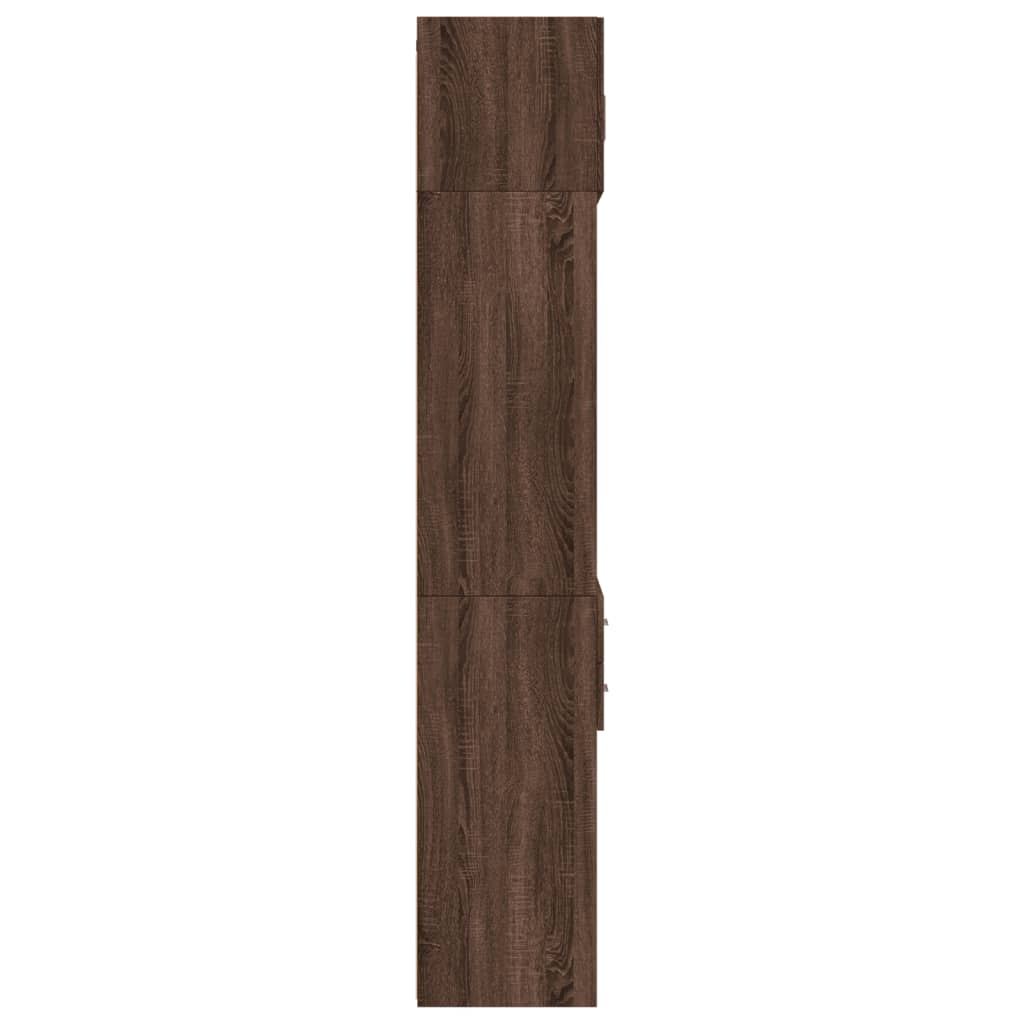 vidaXL Armario de madera ingeniería marrón roble 70x42,5x225 cm