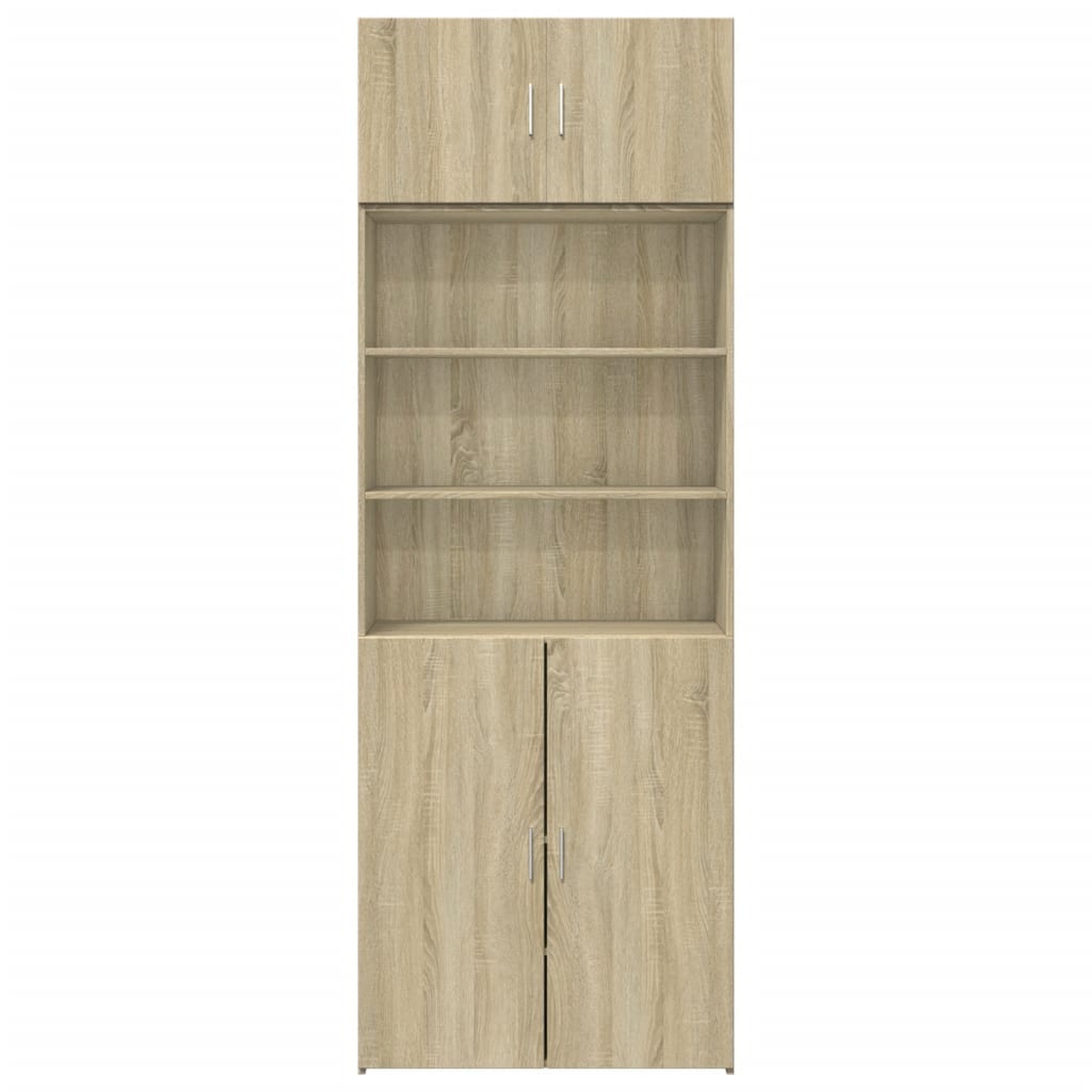 vidaXL Armario de madera de ingeniería roble Sonoma 80x42,5x225 cm