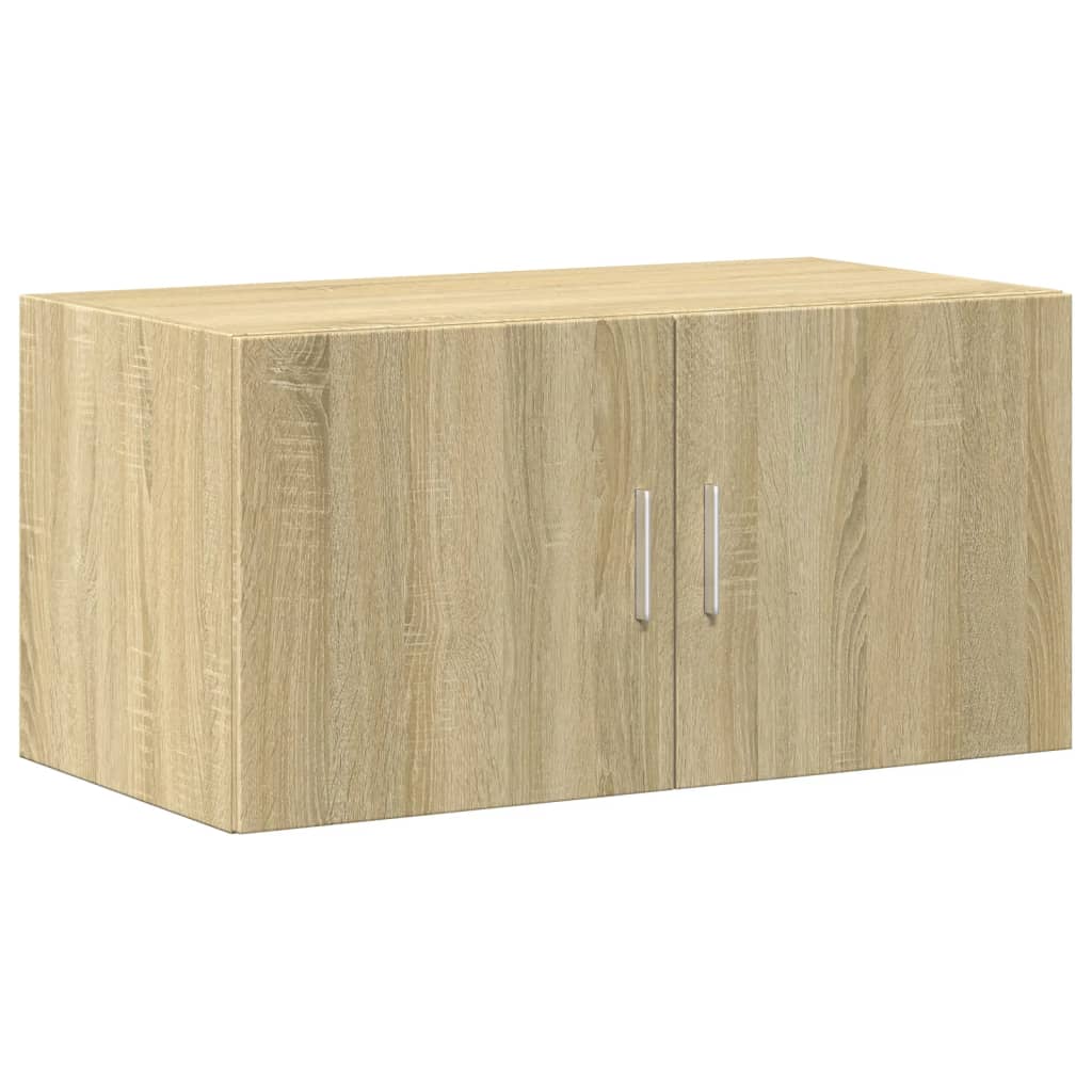 vidaXL Armario de madera de ingeniería roble Sonoma 80x42,5x225 cm