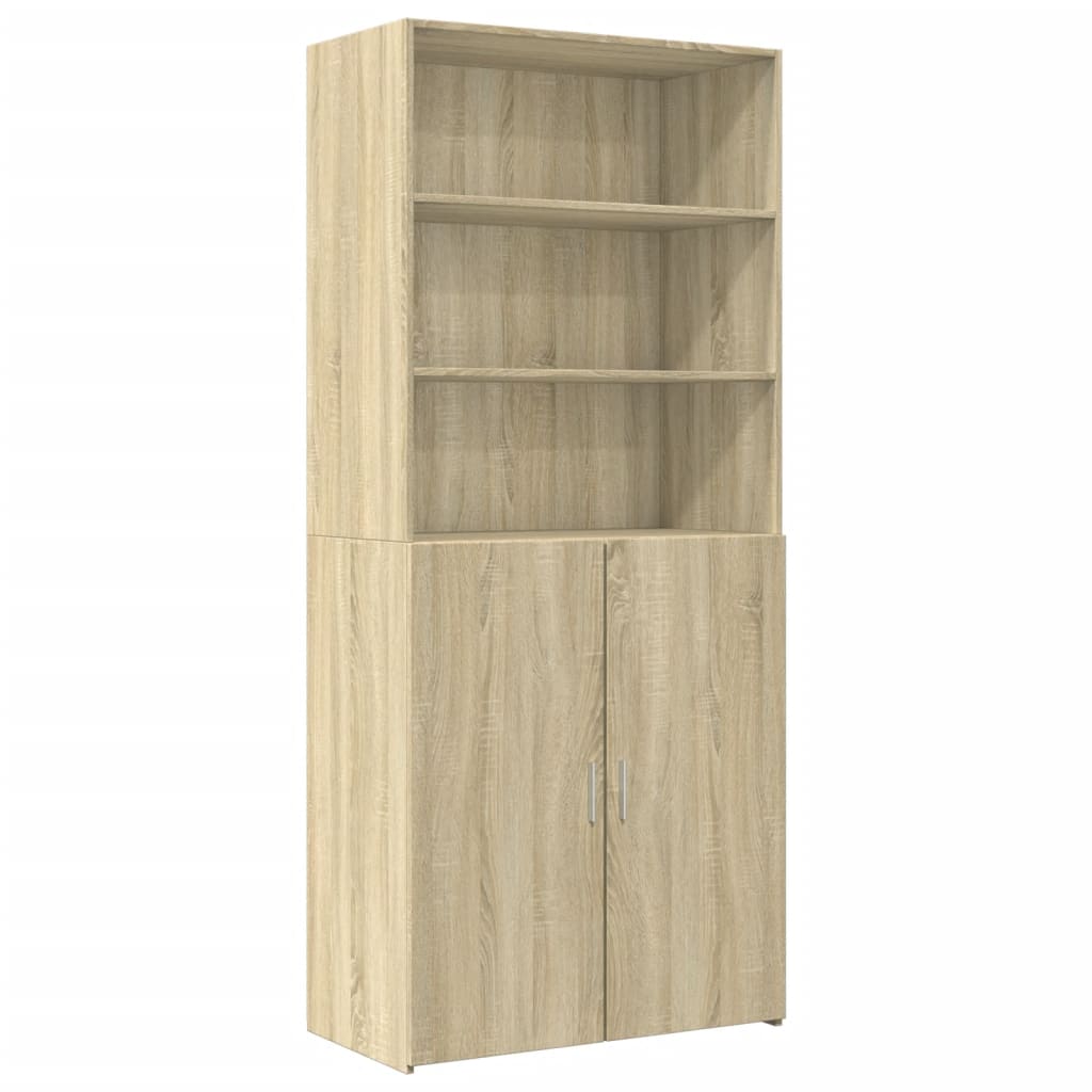 vidaXL Armario de madera de ingeniería roble Sonoma 80x42,5x225 cm