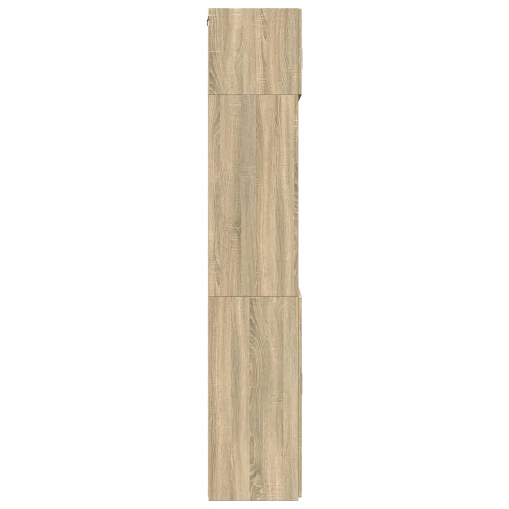 vidaXL Armario de madera de ingeniería roble Sonoma 80x42,5x225 cm