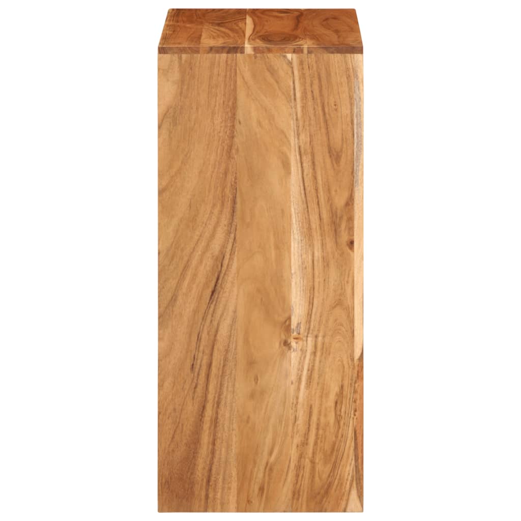 vidaXL Cómoda de madera maciza de acacia 55x33x75 cm