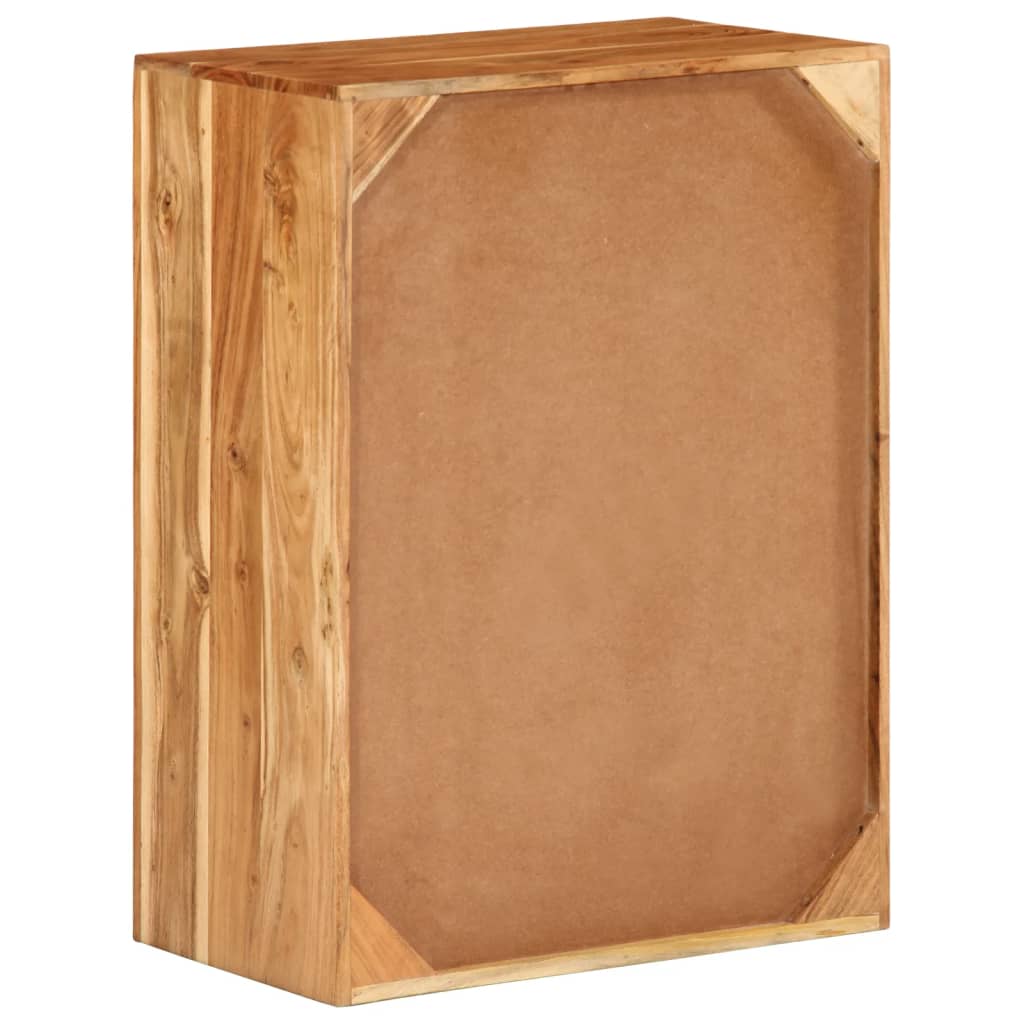 vidaXL Cómoda de madera maciza de acacia 55x33x75 cm