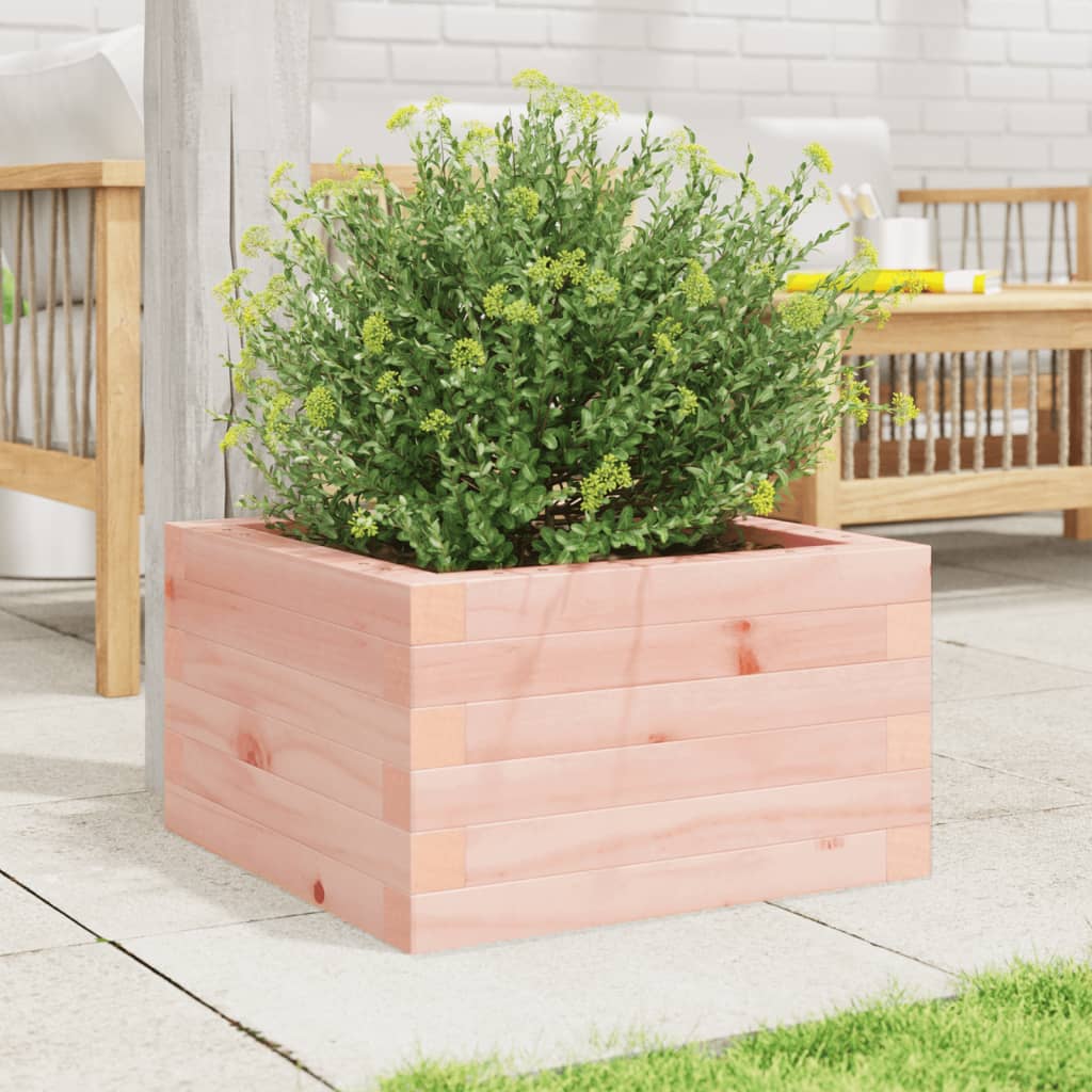 vidaXL Jardinera madera maciza de abeto Douglas 40x40x23 cm