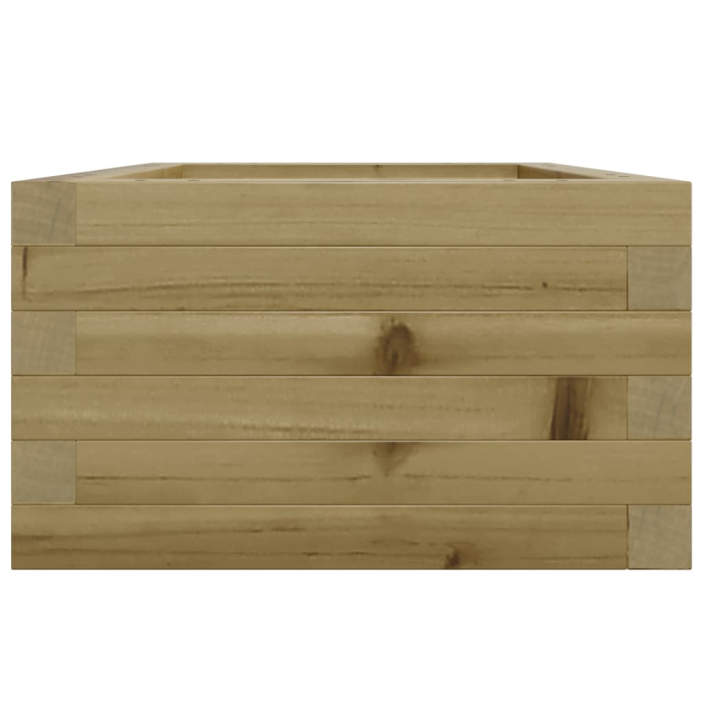 vidaXL Jardinera de madera de pino impregnada 40x40x23 cm