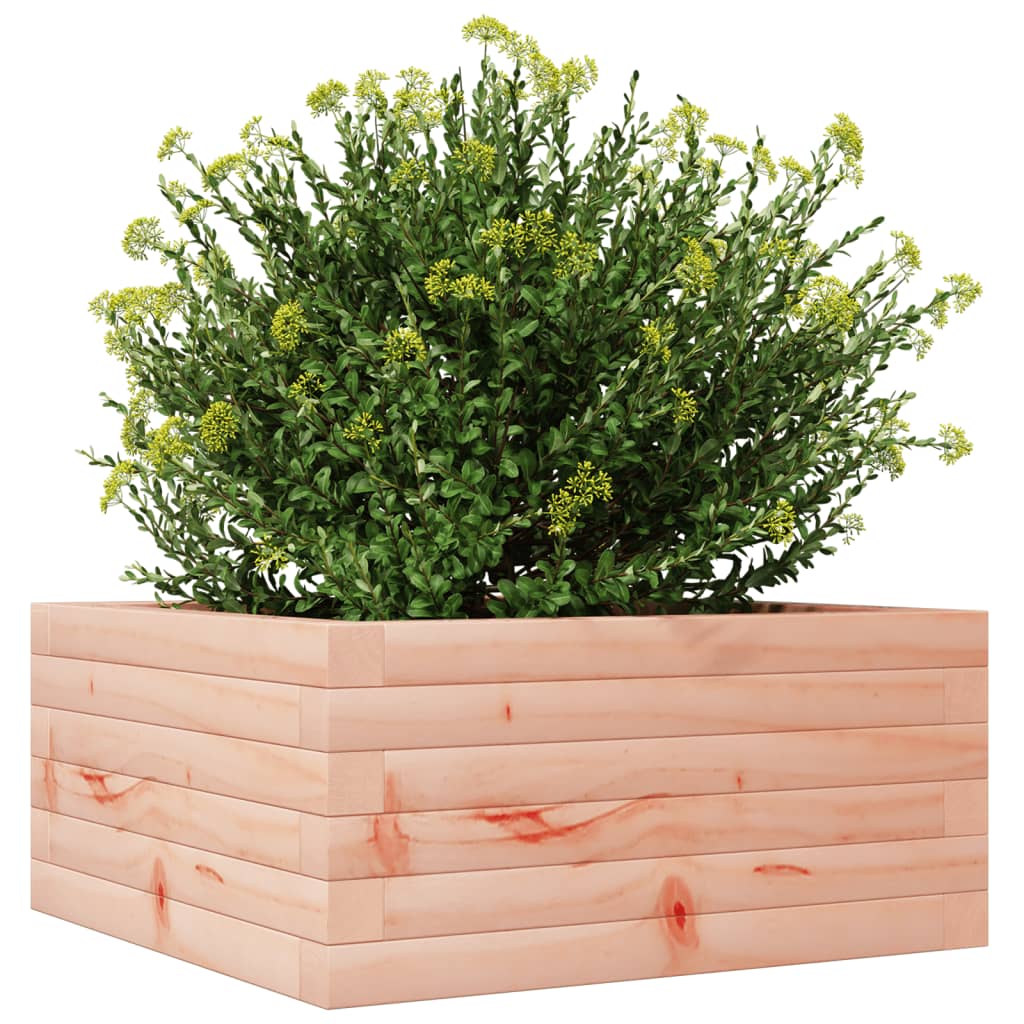 vidaXL Jardinera de madera maciza Douglas 50x50x23 cm