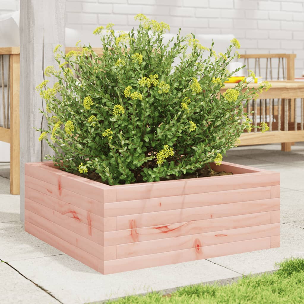 vidaXL Jardinera de madera maciza de abeto Douglas 60x60x23 cm